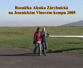 Video Alenka Zárybnická na Vlnovém Kempu Jeseník2005